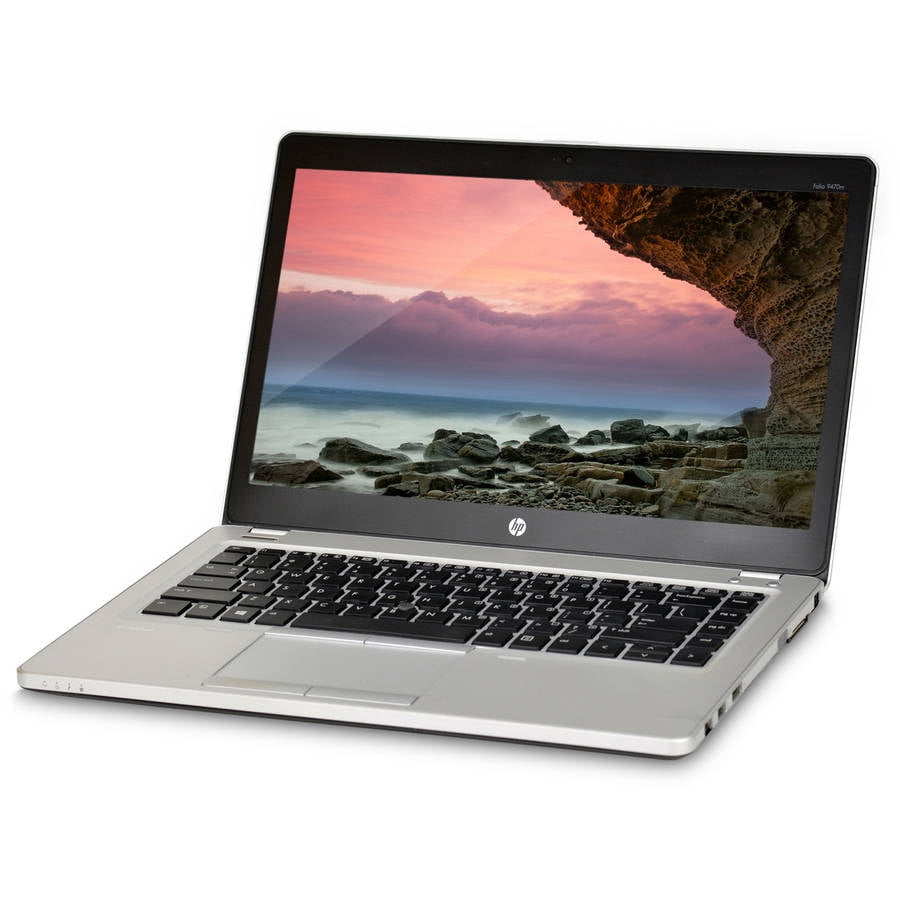 Restored HP EliteBook Folio 9470M Laptop, Windows 10 Home, Intel Core i5-3427U Processor, 8GB RAM, 256GB SSD (Refurbished) - Walmart.com