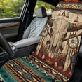 thumbnail image 3 of Xixirimido Car Seat Cover Front Seat Sweat Towel Bucket Seat Covers for Cars SUV Trucks for Gym Workout Running Swimming Beach Hiking, Aztec Tribal Elk Skull Dreamcatcher, 2Pack, 3 of 8