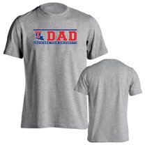 Louisiana Tech University Bulldogs Dad Proud Parent Short Sleeve T-Shirt