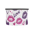 thumbnail image 2 of Purple Lips Heart Airtight Coffee Bean Canister 30oz Food Storage Containers with Lids For Gournd, Tea, Sugar, Flour, Rice, Cereal, Candy Cookie Jar, 2 of 8