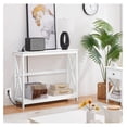 thumbnail image 4 of Console Table with Power Outlets and USB Ports, Entryway Table with Charging Station, Wood Narrow Sofa Table with Storage, Behind Couch Table for Entryway, Hallway, Foyer, White, 4 of 4
