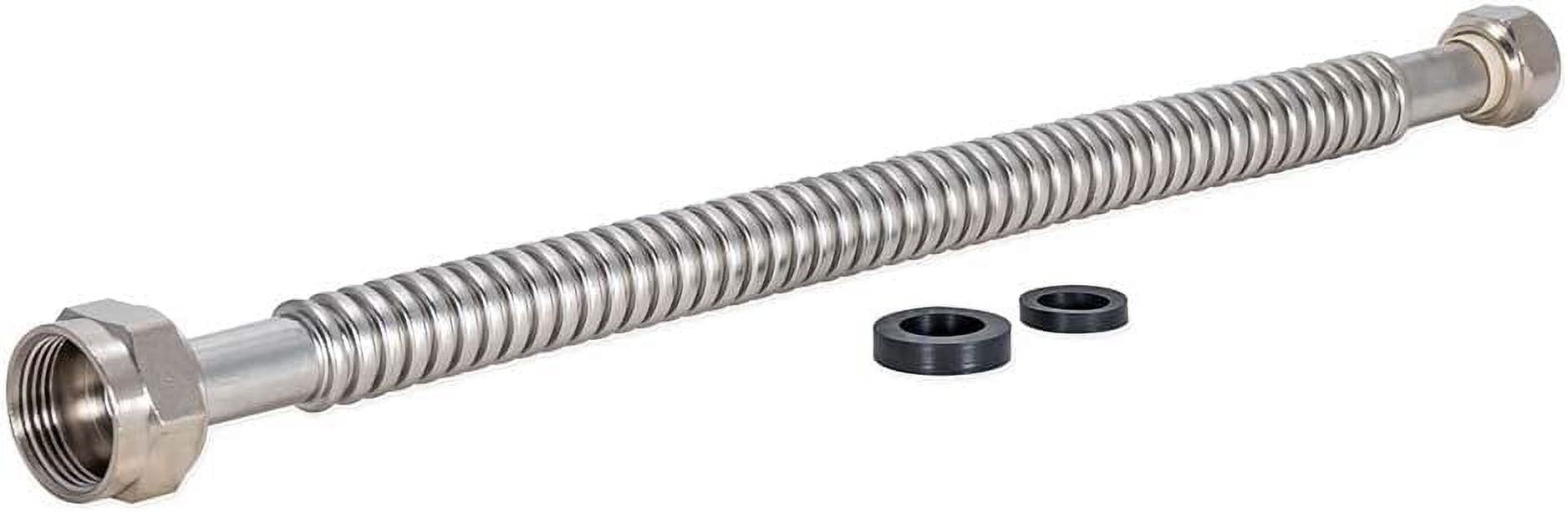 Eastman 0437524 Corrugated Stainless Steel Water Heater Connector, 3/4 inch FIP x 1 inch FIP, 24 inch