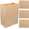 thumbnail image 1 of 20Pcs Washable Kraft Paper Bag Vegetable Fruits Grocery Bag Sundries Storage Pouch, 1 of 9