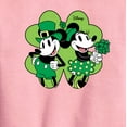 thumbnail image 2 of Disney - Mickey Minnie Shamrock - Toddler And Youth Crewneck Fleece Sweatshirt, 2 of 4