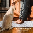 thumbnail image 3 of Anti Fatigue Kitchen Mats for Floor 2 Piece Set, Waterproof & Non-Skid Boho Kitchen Rugs, Cushioned Kitchen Mat for Standing Washable Comfort Desk Kitchen Runners, 17x30+17x47, 3 of 6