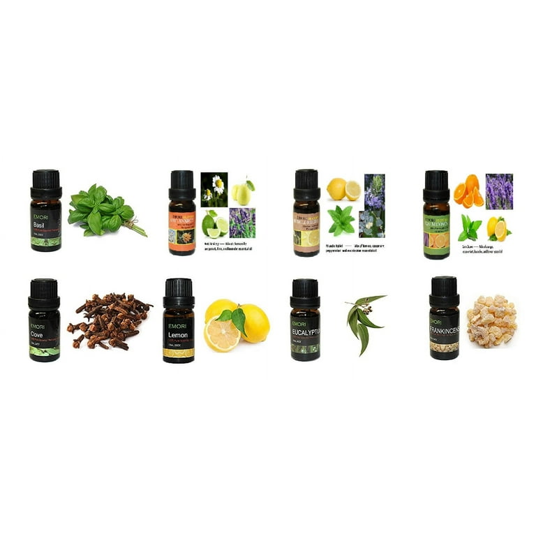 OTU Essential Oils Set (20 Packs), 20x10 ml 100% Pure Therapeutic Oils –