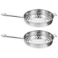 thumbnail image 2 of 2pcs Large Hole Cold Shrimp Colander, Handheld Kitchen Strainer, Mesh Skimmer for Vegetables, Fruits, Food, Home and Restaurant Use, 2 of 5