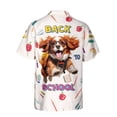 thumbnail image 2 of Back to School Cute Cavalier King Charles Spaniel Hawaiian Shirt Breathable Summer Unisex Merch Dog Lover Gifts - 13010, 2 of 6