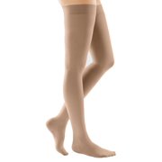 medi comfort closed toe thigh highs w/silicone dot band - 30-40 mmhg reg reg medi191-p
