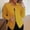Yellow, variant on Sales Today Clearance Women's Blazers & Suit Jackets Women's Autumn Solid Color Zippered Button Suit Jacket