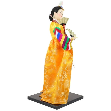 HONMEET 1Set Korean Hanbok Doll with Traditional Hanbok Style for Home Decor and Collectors