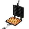 thumbnail image 5 of Waffle Baking Mold, Household Kitchen Gas Non-Stick Traditional Waffle Maker Pan, Stove Top Waffle Maker Baking Mold Pan Deep Fill Non-stick Plate Waffle Bakeware, Waffle Press Plate Baking Tool, 5 of 11