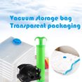 thumbnail image 2 of UDIYO Vacuum Sealed Bag Clothes Transparent Compression Pouch Saving Space Organizer, 2 of 7