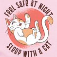 thumbnail image 2 of CafePress - Sleep With A Cat Body Suit - Baby Light Bodysuit, Size Newborn - 24 Months, 2 of 4