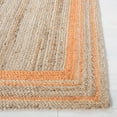thumbnail image 3 of SAFAVIEH Natural Fiber Ariana Bordered Area Rug, Orange/Natural, 9' x 12', 3 of 8