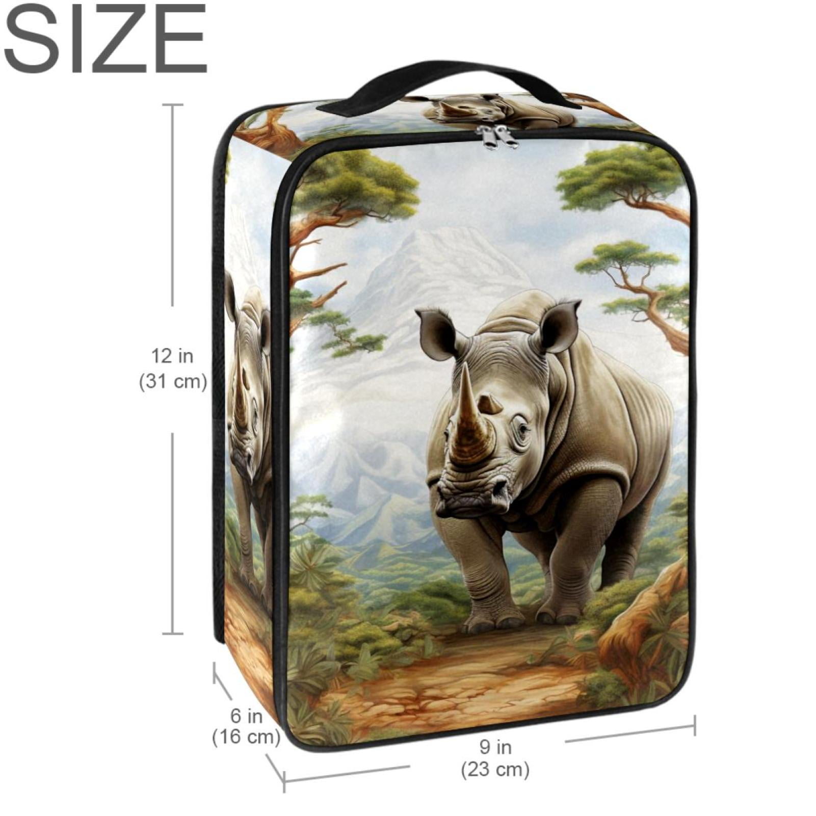 Rhinoceros Polyester Shoe Box Organizer, 23x31cm/9x12in, Closet Storage Container for Shoes, Time-Saving Solution for Neatly Storing Footwear