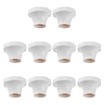 thumbnail image 1 of Miangastore White E27 Lamp Holder for Screw Type Bulbs Plastic and Metal Base 25 Inch Top 12 Inch, 1 of 8
