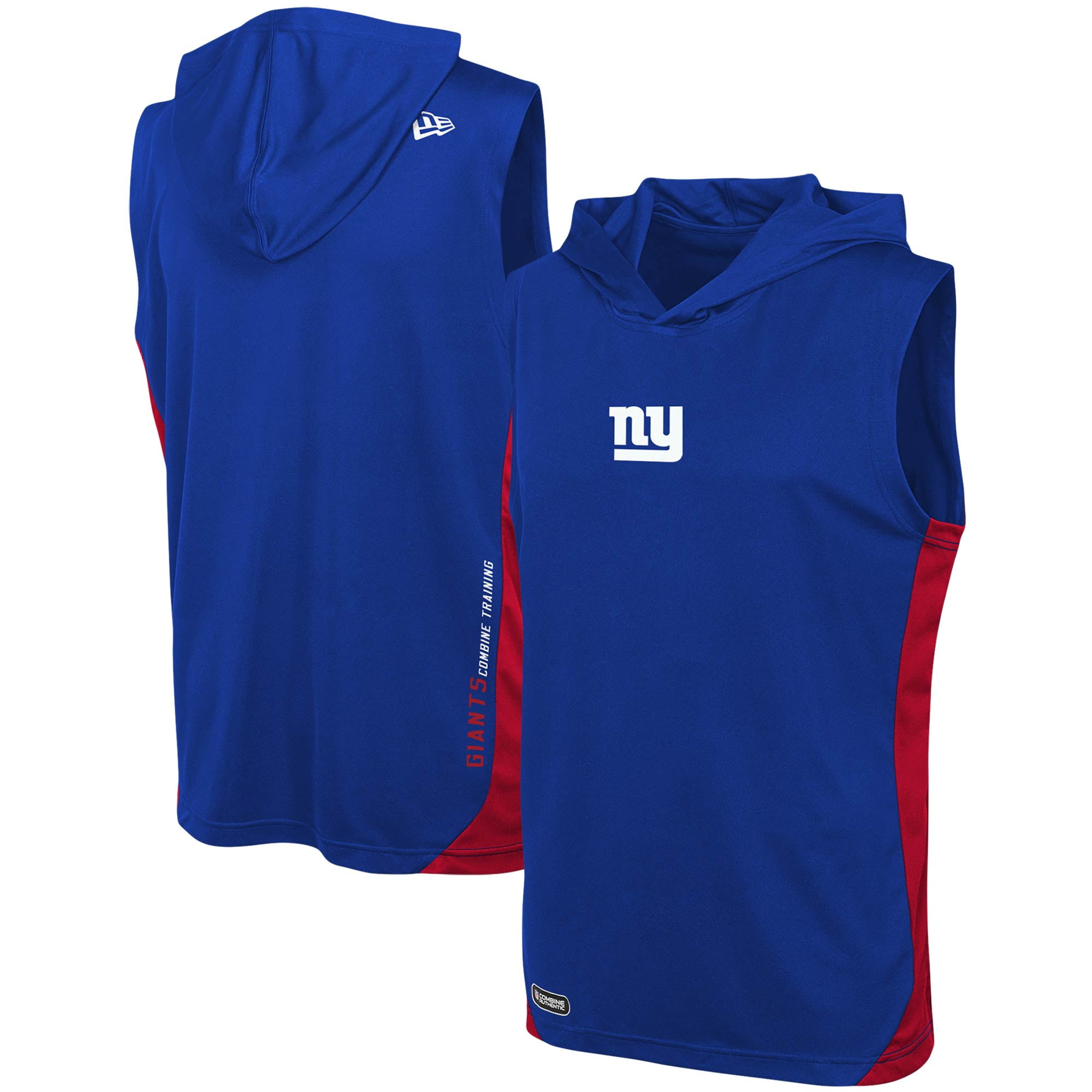 Shop Ny Giants Sleeveless Hoodie