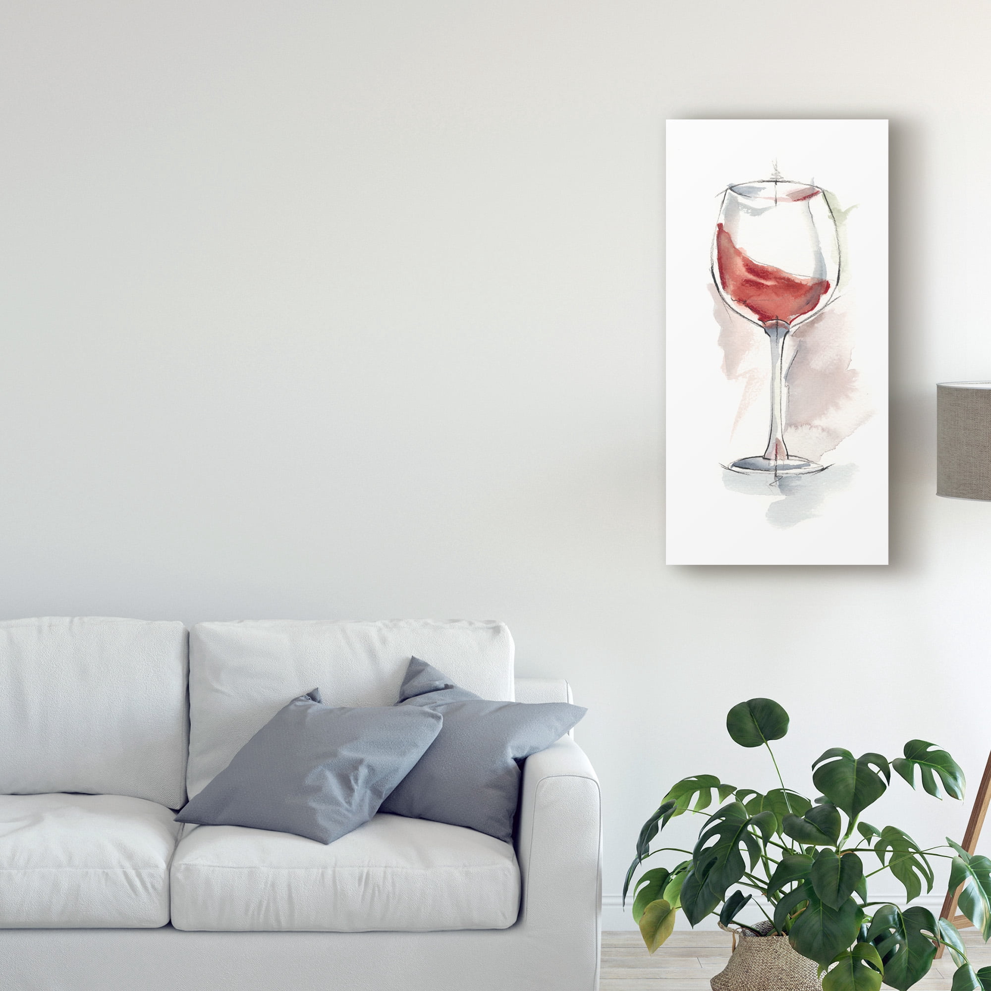 Trademark Fine Art 'Wine Glass Study IV' Canvas Art by Ethan Harper