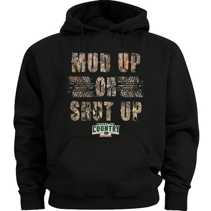 Men/'s American Hunter Camo//Black Raglan Hoodie Mossy Deer Hunting Wildlife USA