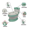 thumbnail image 2 of Baño Entrenador Bacinica The Baby Shop  con sonido, antiderrapante y asiento acojinado Verde, 2 of 8