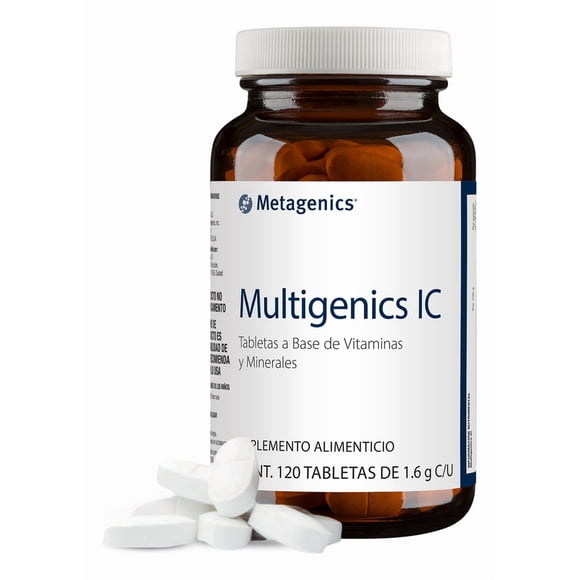 Multigenics Intensive Care, frasco con 120 tabletas de 1,6 g c/u