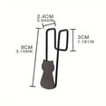 thumbnail image 2 of Over The Door Hook, Black Metal Cat Shaped Single Hook, 1 Piece No-Drill Hanging Hook, for Home Kitchen Bathroom Bedroom Cabinet Door Towel Bags Hanging Storage, 2 of 8