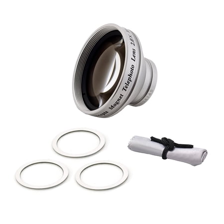 2.0x Telephoto (Magnetic Lens) Compatible with Canon Powershot S110