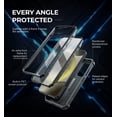 thumbnail image 4 of Dexnor for Samsung Galaxy S24 Case with Built-in Slide Camera Cover & Screen Protector & Kickstand, Heavy-Duty Shockproof Rugged Case Full-Body Bumper Protective Cover for Galaxy S24 2024, Black, 4 of 7