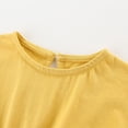 thumbnail image 5 of uikmnh Girls Casual Summer Swing Dress Batwing Loose Fit Ruffle Play Wear Size:4-5 Years, 5 of 9