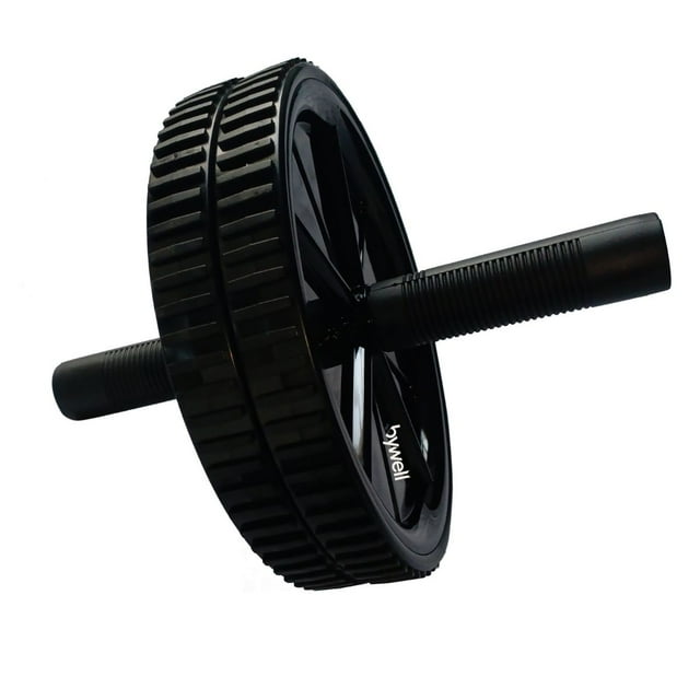 Rueda Abdominal Bywell Uso Rudo Antiderrapante Negro