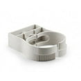 thumbnail image 2 of 3" PVC White Pipe Hanger / Mounting Bracket UV Stable Quality plumbing fastener, 2 of 5