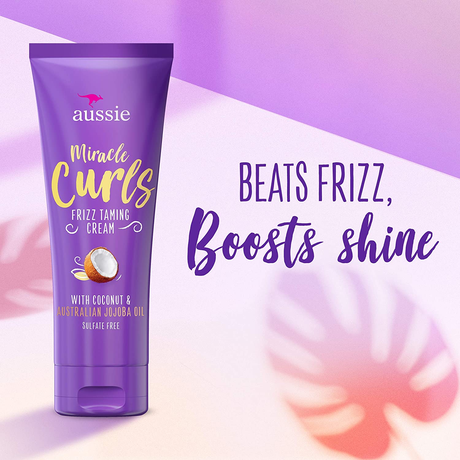 Aussie Miracle Curls Frizz Taming Cream, Coconut & Jojoba, 6.8 oz photo 7
