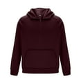 thumbnail image 4 of Hoodies for Men Quarter Zip Pullover Sweatshirt Vintage Long Sleeve Hoodie Color: Size: XXXL, 4 of 5