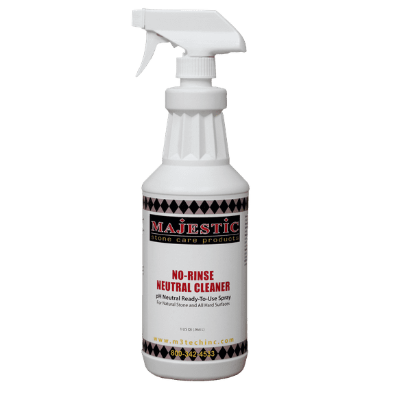 Majestic Neutral Cleaner Ready-to-Use Spray Qt. : Liquid Formula for Use on All Stone Surfaces