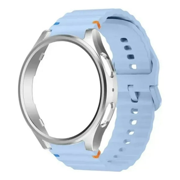 Correa Sport TPU para Galaxy Watch 7/6/5, con Case de Vidrio Templado
