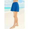 thumbnail image 4 of Swim 365 Women's Plus Size A-Line Swim Skirt With Built-In Tummy Control Brief, 4 of 5