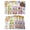 Plum, variant on Watercolor Gnomes Floral Placemats Set of 12, Spring Butterflies Flowers Pink Plaid Placemats for Dining Table, Place Mats for Kitchen Tabletop, Waterproof Wipeable Dining Table Mats Set