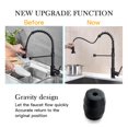 thumbnail image 2 of Kitchen Pull Out Spring Faucet Deck Mounted Mixer 360 ° Rotation Sprayer Nozzle Kitchen Sink Hot And Cold Faucet ,Effortless Installation, 2 of 6