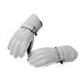 thumbnail image 2 of Lilgiuy Womens Winter Snow Gloves Fashion Warm Waterproof Windproof Cold Weather Snowboard Mittens for Girls Skiing Motorcycle Cycling Driving Gray(One Size), 2 of 5