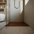 thumbnail image 4 of Bare Decor Fuji String Spa Shower Mat in Solid Teak Wood Oiled Finish. XL Square 30" x 30", 4 of 7
