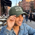 thumbnail image 3 of IDK IDC & Idgaf Hat Embroidered Baseball Cap Funny Adjustable Distressed Cotton Baseball Hat for Men Women, 3 of 6