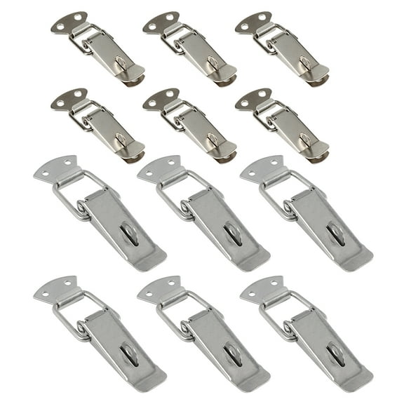12pcs Spring Lock Clasp Buckle Latch Billed Buckle for Wooden Case Toolboxes