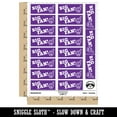 thumbnail image 2 of Big Fan Sports Foam Finger Teacher Student School Sticker Set - Purple - Gloss Finish - 2.00" Large, 2 of 7