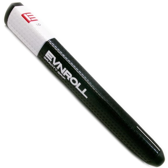 Evnroll Golf Gravity 1.0 Putter Grip, Black/White -