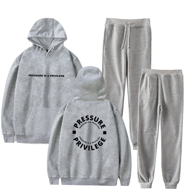 Sudadera con capucha y pantalones de cuello redondo para hombre y mujer, traje de moda, venta directa de fábrica xuanjing unisex