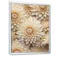 thumbnail image 2 of Designart "Muted Colors Adorning A Minimalist Painting Of Mums" Mums Floater Framed Canvas Art Print, 2 of 5