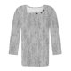 thumbnail image 4 of Blusas para las Mujeres Casual, 3/4 Manga Floral Estampado Camiseta de Moda Top Hecho de Poliéster Transpirable Suave para el Uso Diario de Primavera Otoño, Tops de Blusa para las Mujeres, 4 of 8