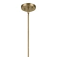 thumbnail image 4 of 43905NBR Kichler Lighting Avery - 1 Light Pendant-11.75 Inches Tall and 14 Inches Wide-Natural Brass Finish, 4 of 4