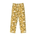 thumbnail image 4 of Goofa Daisies Flowers Printed Soft Pajama Pants for Men, Wide Leg Comfy Casual Lounge Yoga Pants-XX-Large, 4 of 9
